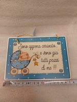 Quadretto nascita "Sono appena arrivato" - Azzurro💙👶🏻🎨