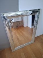 Vintage Hollywood Regency Silver Spiegel , Deknudt  70s