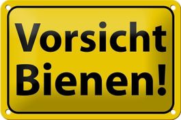 Blechschild-VORSICHT BIENEN