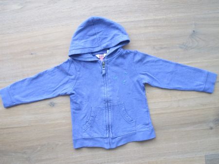Kapuzensweatjacke Mädchen Gr. 104
