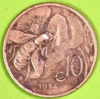 1934  /  ITALIEN  /  10 - CENTESIMI - MÜNZE