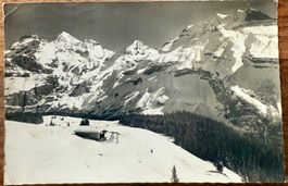 Kandersteig - Bergstation der Sesselbahn Oeschinen 1961