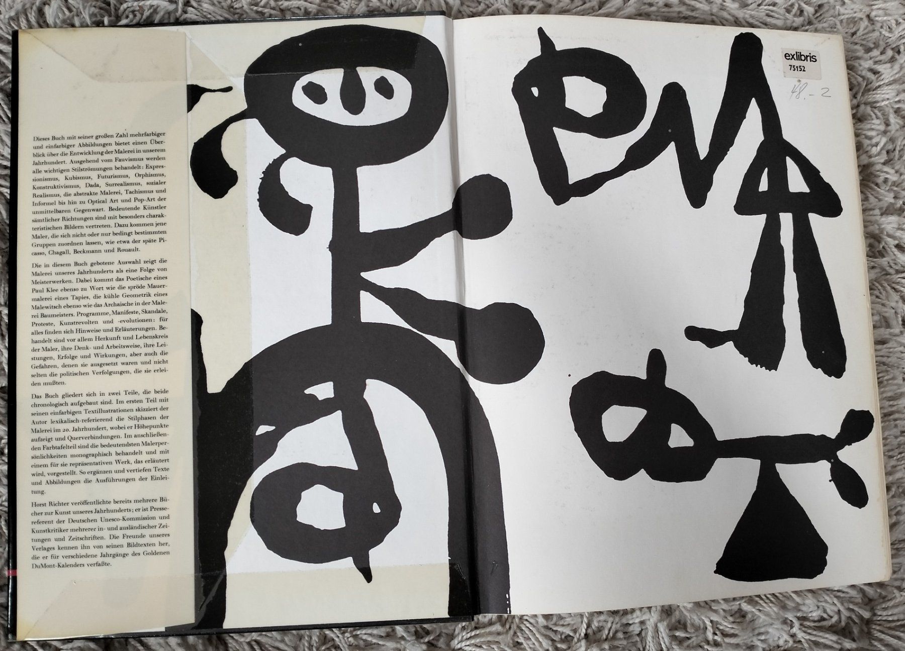 Libri: Kunstbuch "Malerei unseres Jahrhunderts" – Usato da Muri AG venduto da Thuja99 2