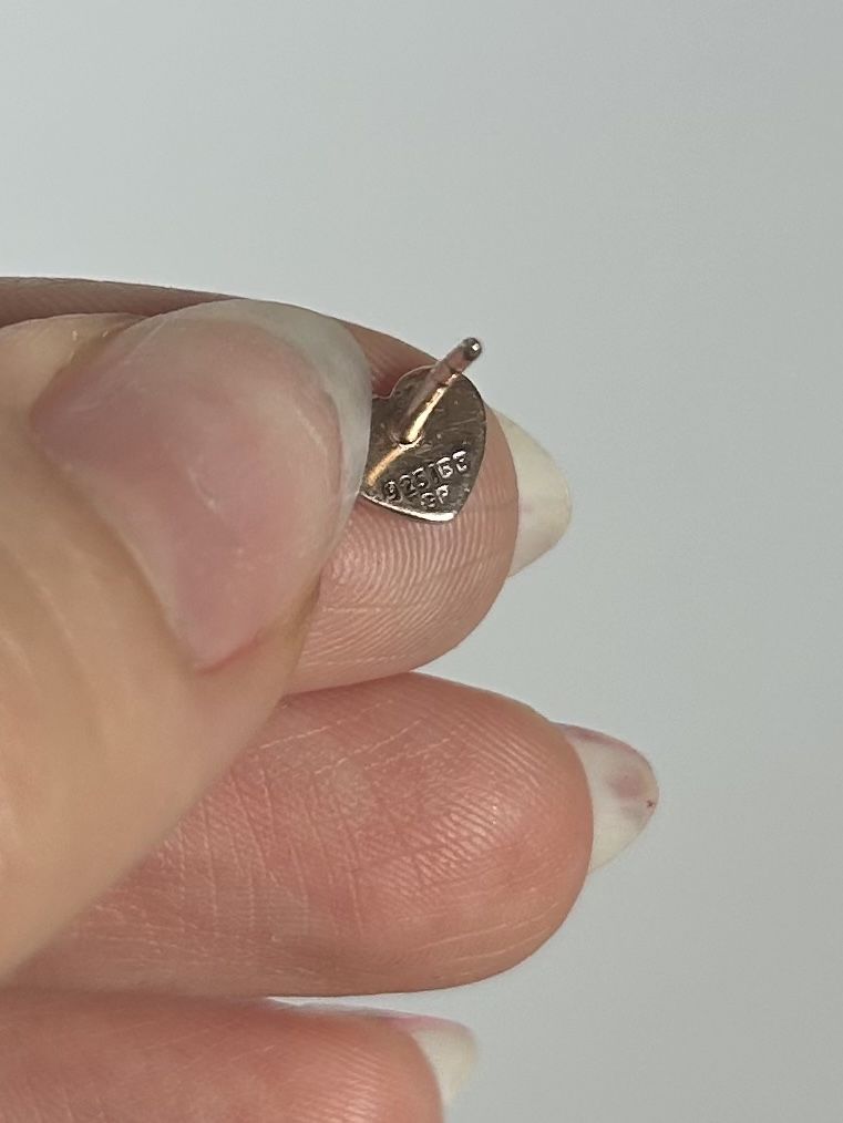 Ohrringe & -stecker: Sterling Silber Herz Ohrringe – Gebraucht aus Bern von Ilikebluegems 2