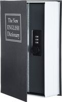 Tresor Buchsafe Safe mit Kombinationsschloss 3 Zahlen 23cm H