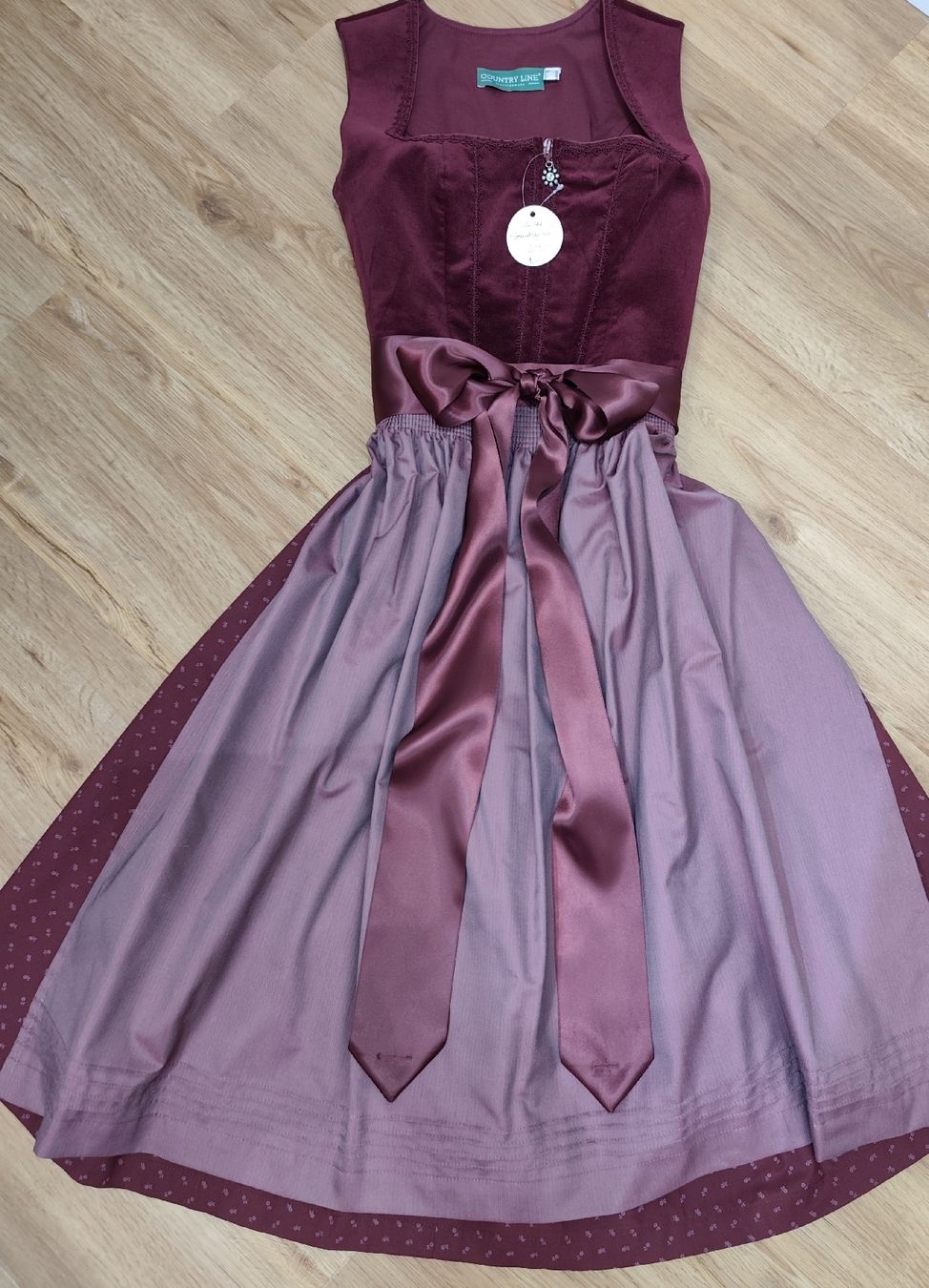 Vestiti: Samt Dirndl CountryLine - NEU – Nuovo (secondo la descrizione) da Dussnang venduto da Rosenfee50 1