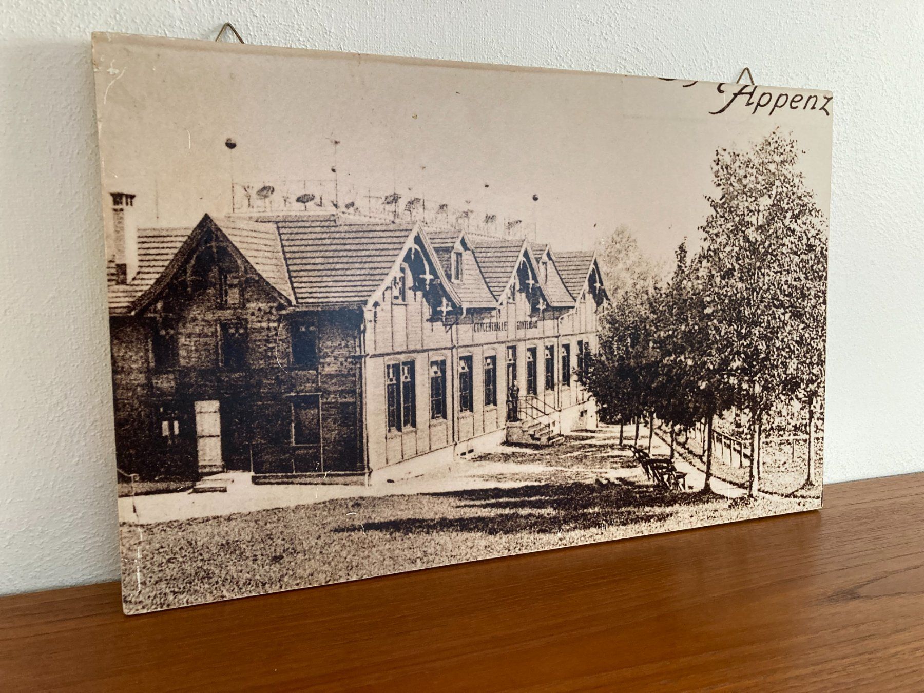 Cartoline postali: Appenzell, Concerthalle  Gontenbad – Usato da Wil SG venduto da Pin05