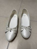 Brautschuhe / Ballerinas Cream  Gr. 39 (1x getragen)