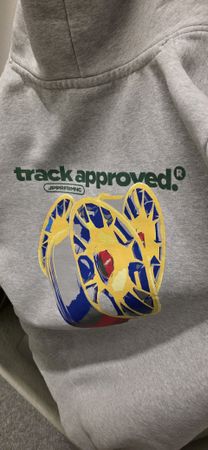Track Approved × JP Performance Hoodie – Grau – Größe 3XL