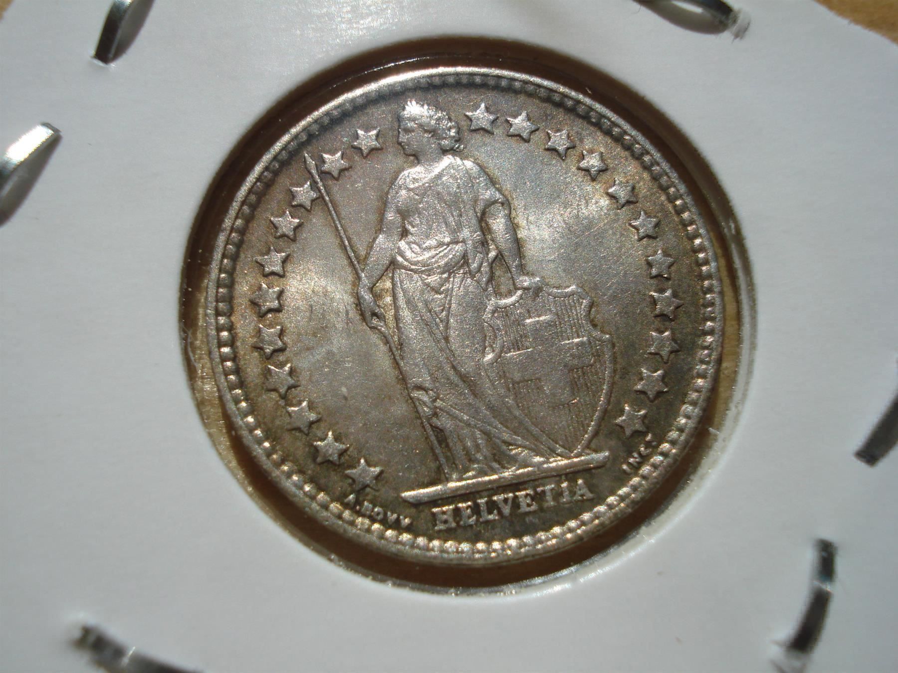 Tutti le monete: 1/2 Franken  1899   UNZ – Usato da Erlach venduto da Net-Coins 1