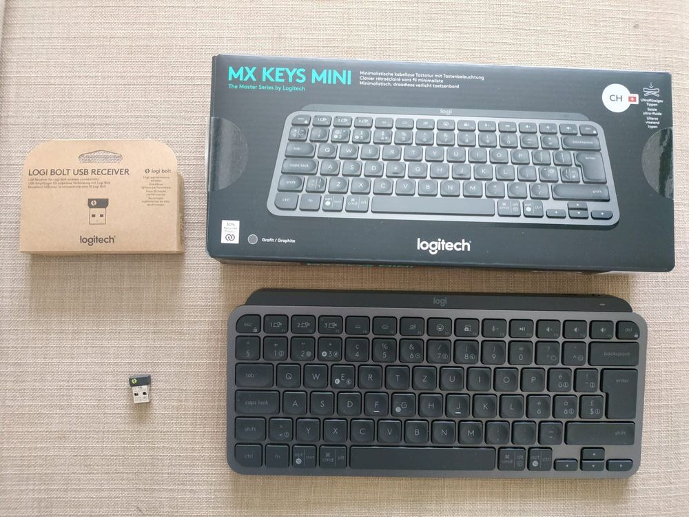 Logitech MX Keys Mini, Schweizer Layout, inkl. Bolt Receiver Kaufen