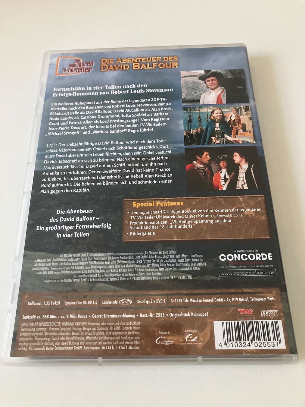 Tutti i DVDs: Die Abenteuer des David Balfour (2 DVDs) – Usato da Arbon venduto da JoJoAs 1