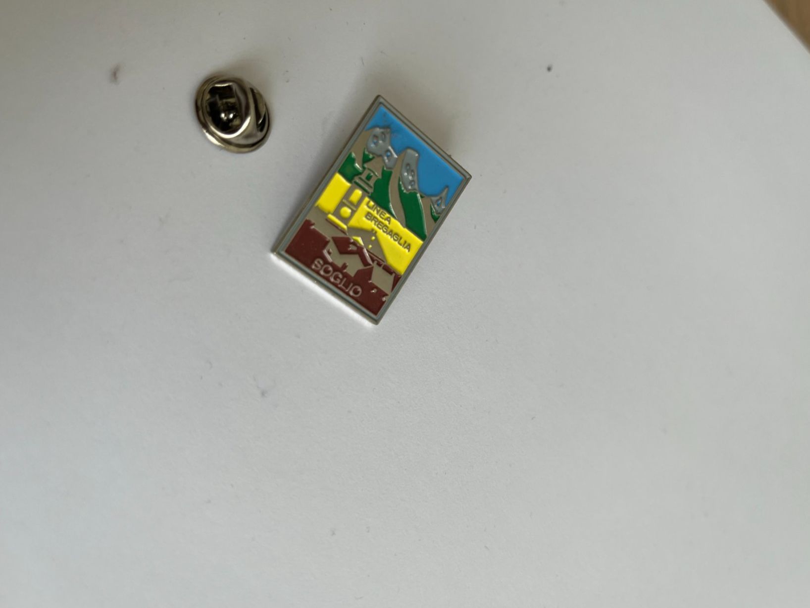 Plaketten & Abzeichen: Pin Soglio, Bündner Alpen. – Gebraucht aus Dietikon von sch_w2tw