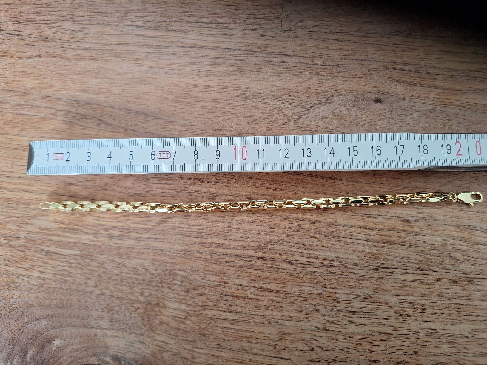 Armbänder & -reifen: Goldene Armkette ca. 20 cm lang  – Gebraucht aus Dornach von bals28 1