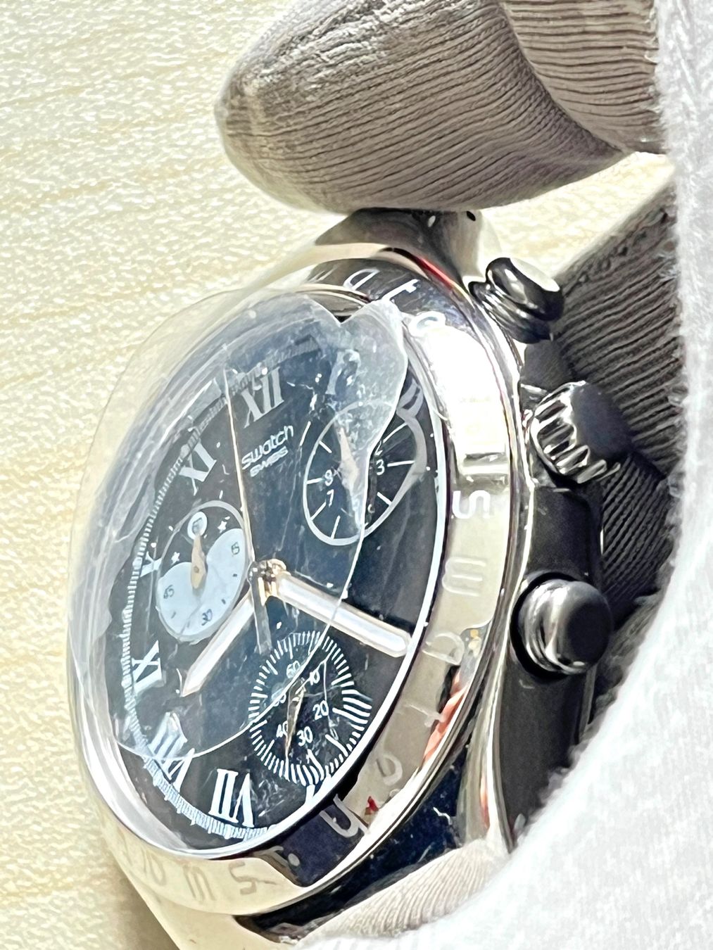 Swatch Orologi: Swatch Irony, Chronograph, Dummy, neuwertig. – Nuovo (secondo la descrizione) da Grenchen venduto da chththl 4