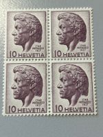 Briefmarke- Schweiz - 10Rappen- 4er-Block 1946 - postfrisch