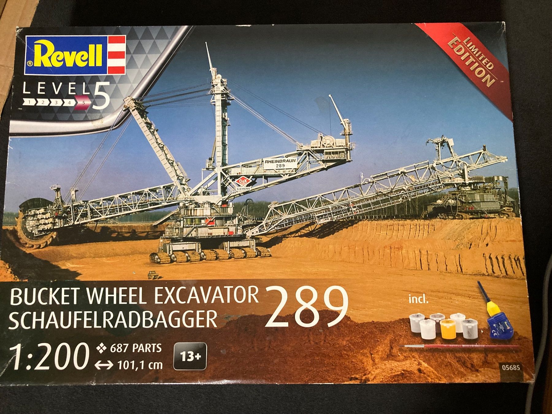 Revell Kit di modellismo & Modellini statici: Schaufelradbagger von Revell – Nuovo e nell'imballaggio originale da Münchenstein venduto da Patience