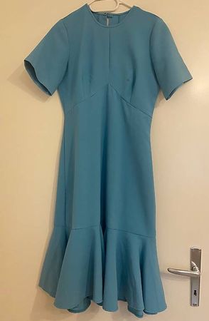 Businesskleid Cocktailkleid Kleid Türkis Gr. M Top Zustand