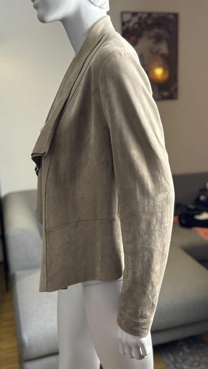 Marc Cain Giacche: Suede Look Jacket by MARCCAIN, Gr.4 / S/M – Nuovo (secondo la descrizione) da Adliswil venduto da RicPro 3