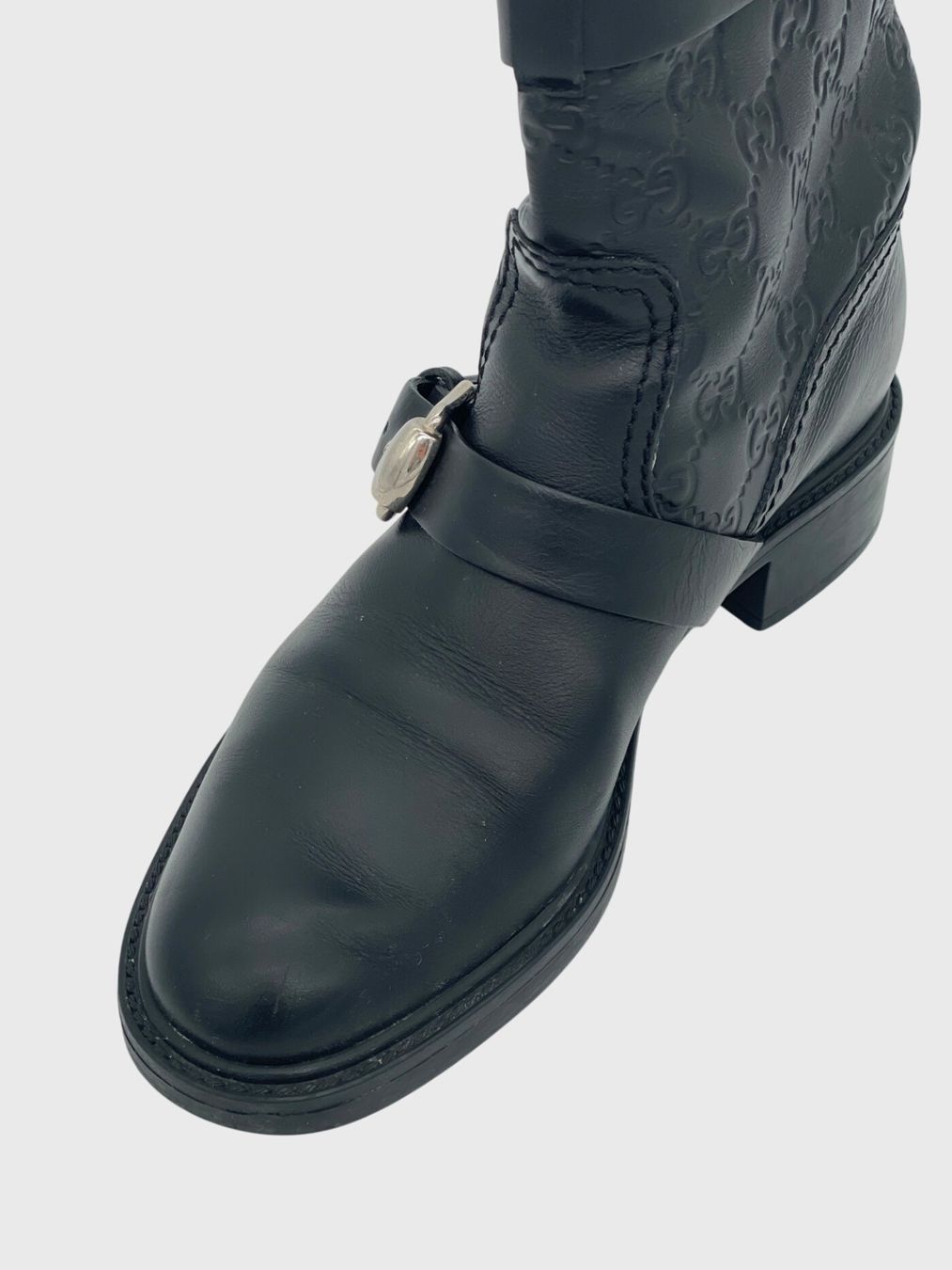 Gucci Damenschuhe: Gucci Leather Ankle Boot EU 36 Schwarz – Gebraucht aus Zürich von shoe_shop 5