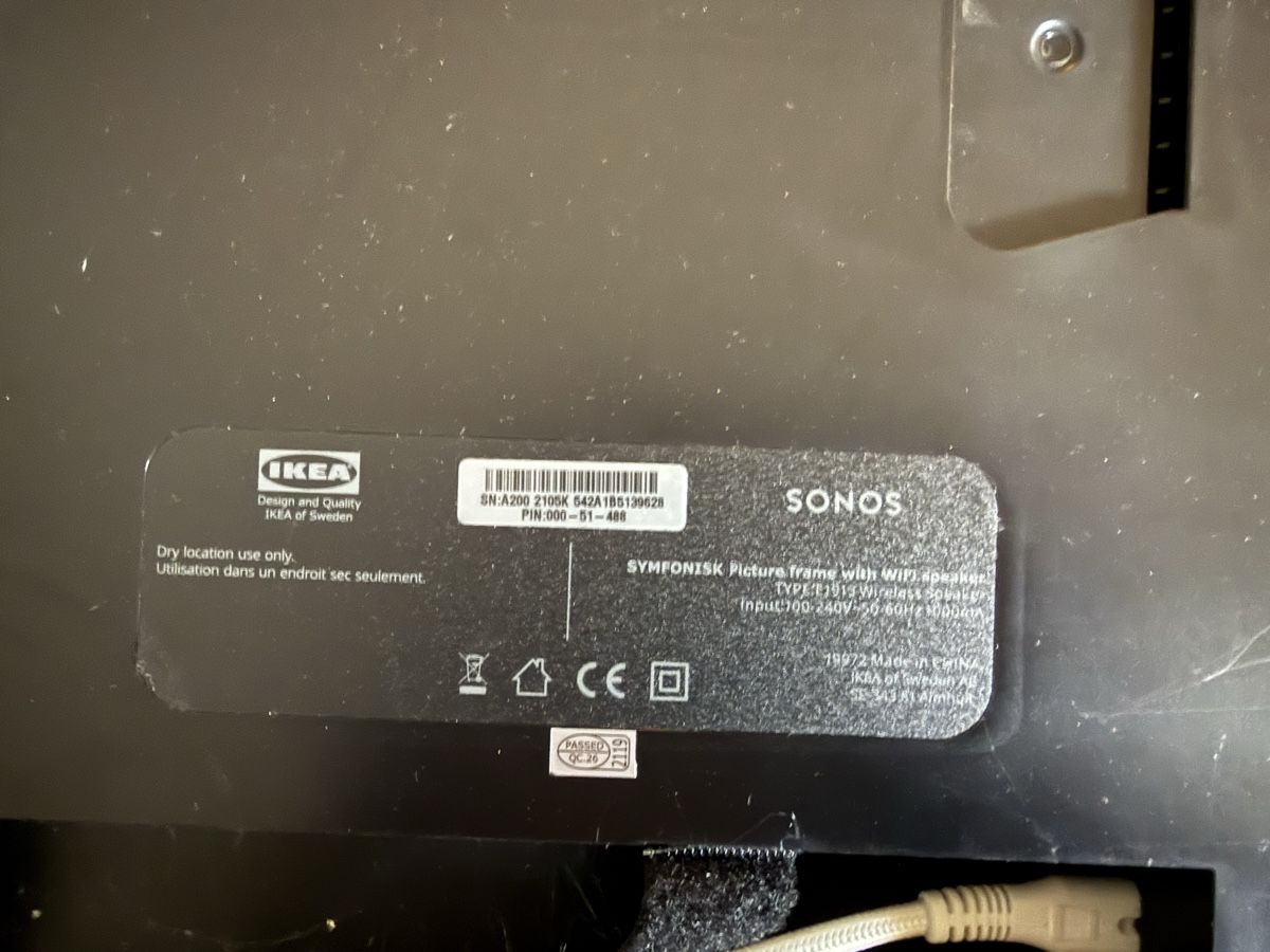 Sonos Casse acustiche: IKEA Symfonisk Sonos Bilderrahmen mit 6 Fronten gebraucht – Usato da Niederlenz venduto da sagitario68 1