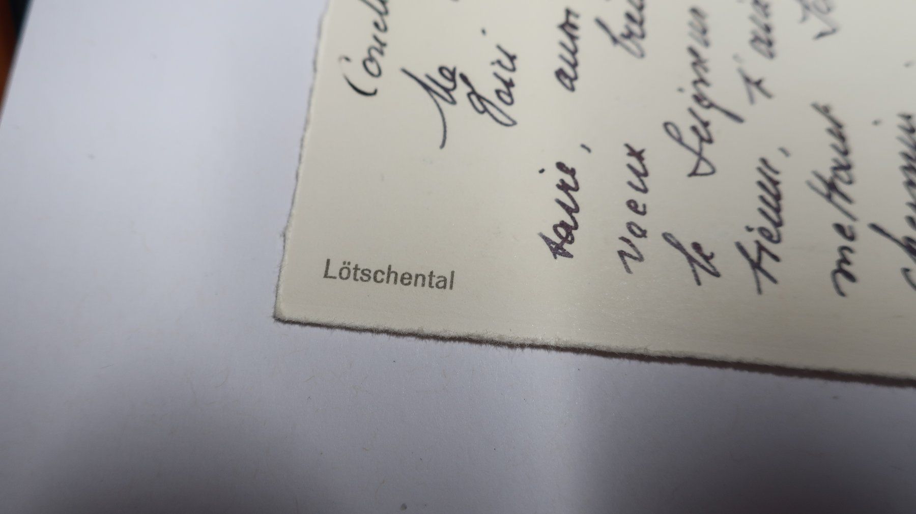 Ansichtskarten: Lötschental  1956 Eisten – Gebraucht aus Cormoret von Pascalll2001 3