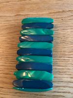 Joli bracelet coloré bleu-vert vintage