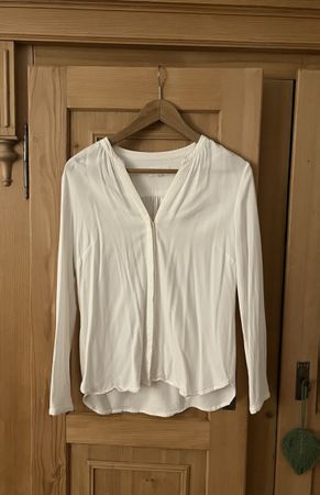 Bluse Armedangels weiss langarm Gr. S 100% Baumwolle