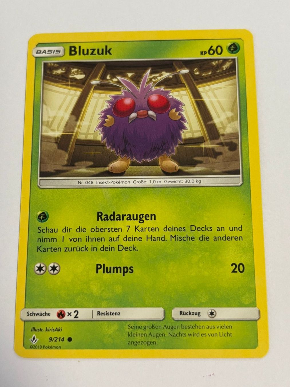 Pokémon Carte collezionabili: Pokemon-Karte Bluzuk 9/214 – Usato da Herisau venduto da Seyashop1