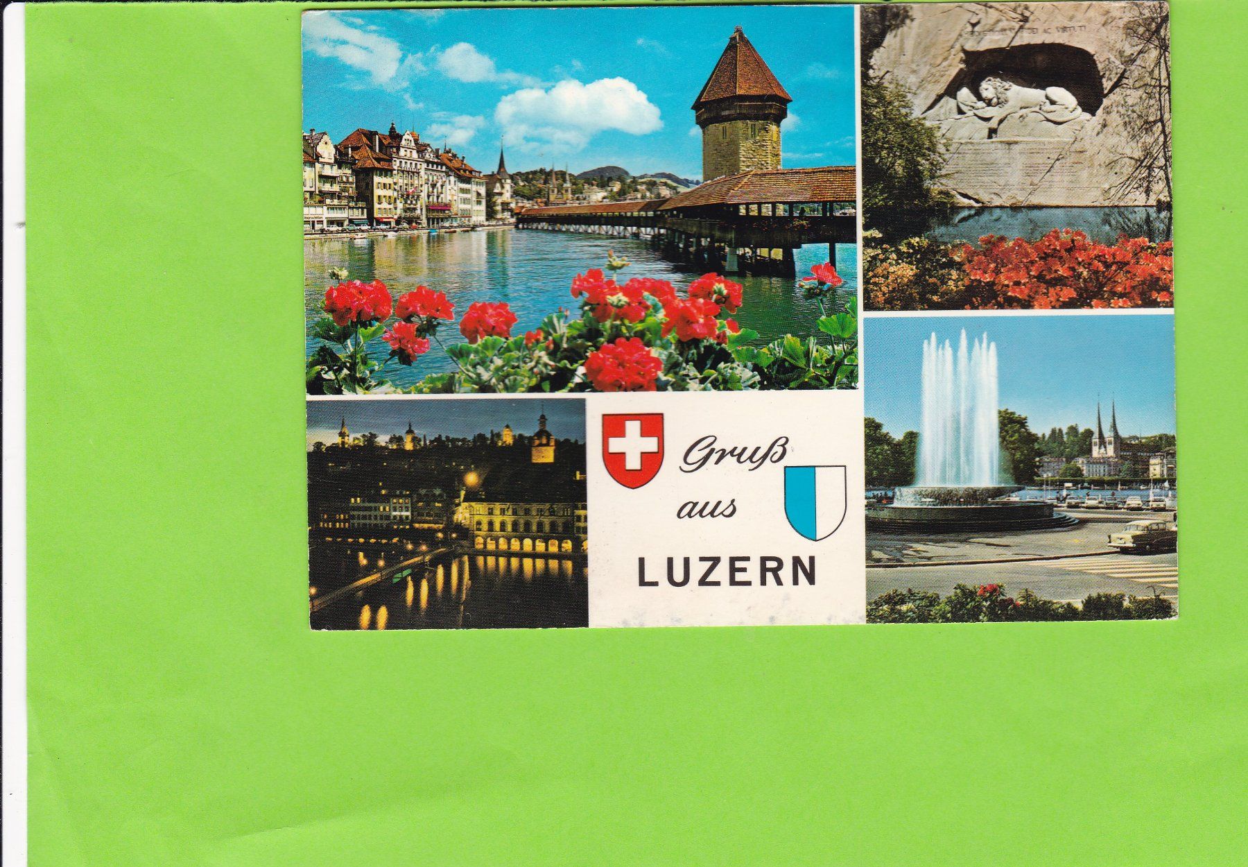 Ansichtskarten: Gruss aus Luzern – Gebraucht aus St. Peterzell von neckertal
