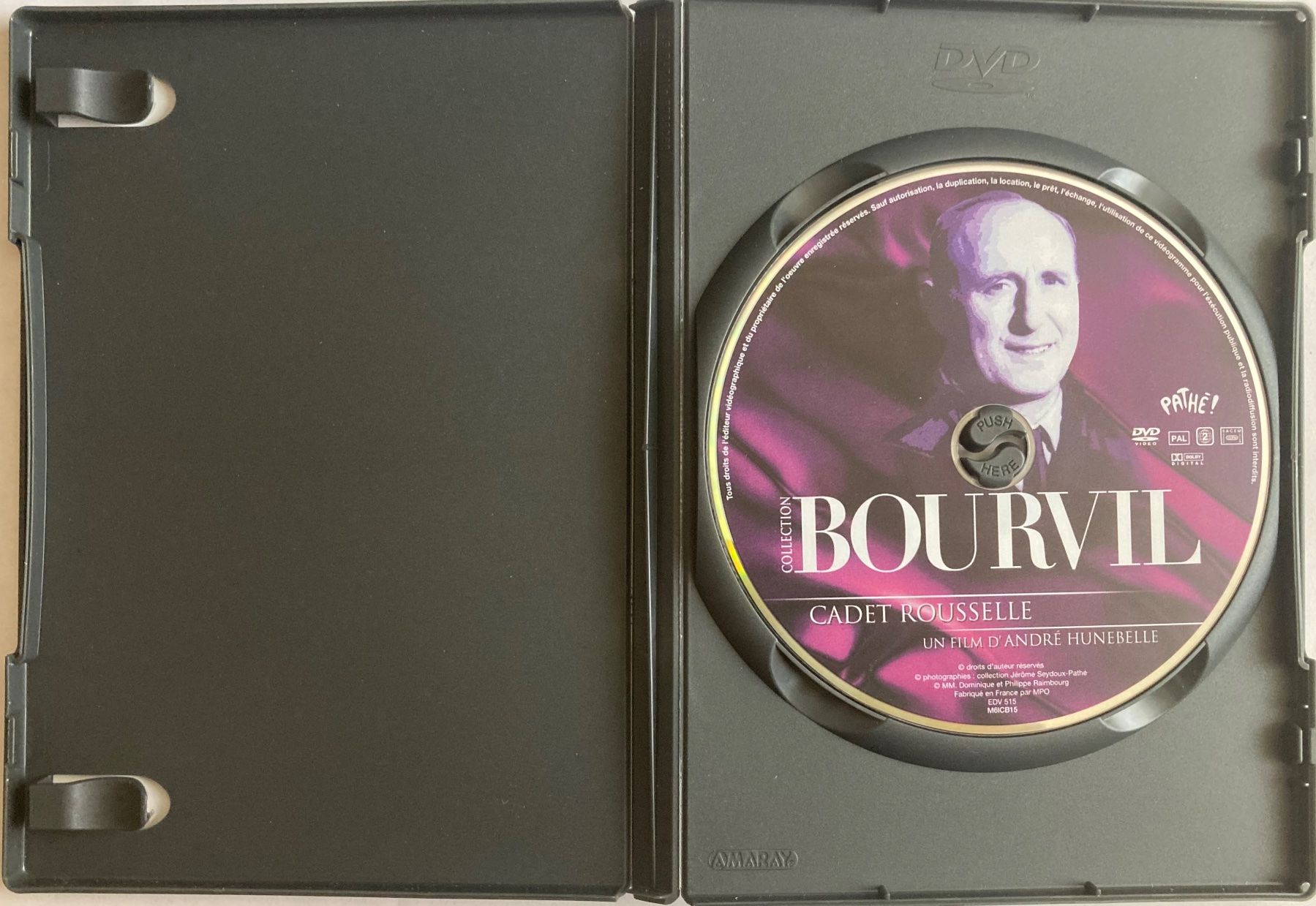 Tutti i DVDs: COLLECTION BOURVIL - CADET ROUSSEL (DVD N°15) – Usato da Poliez-Pittet venduto da Newtown-Records 2