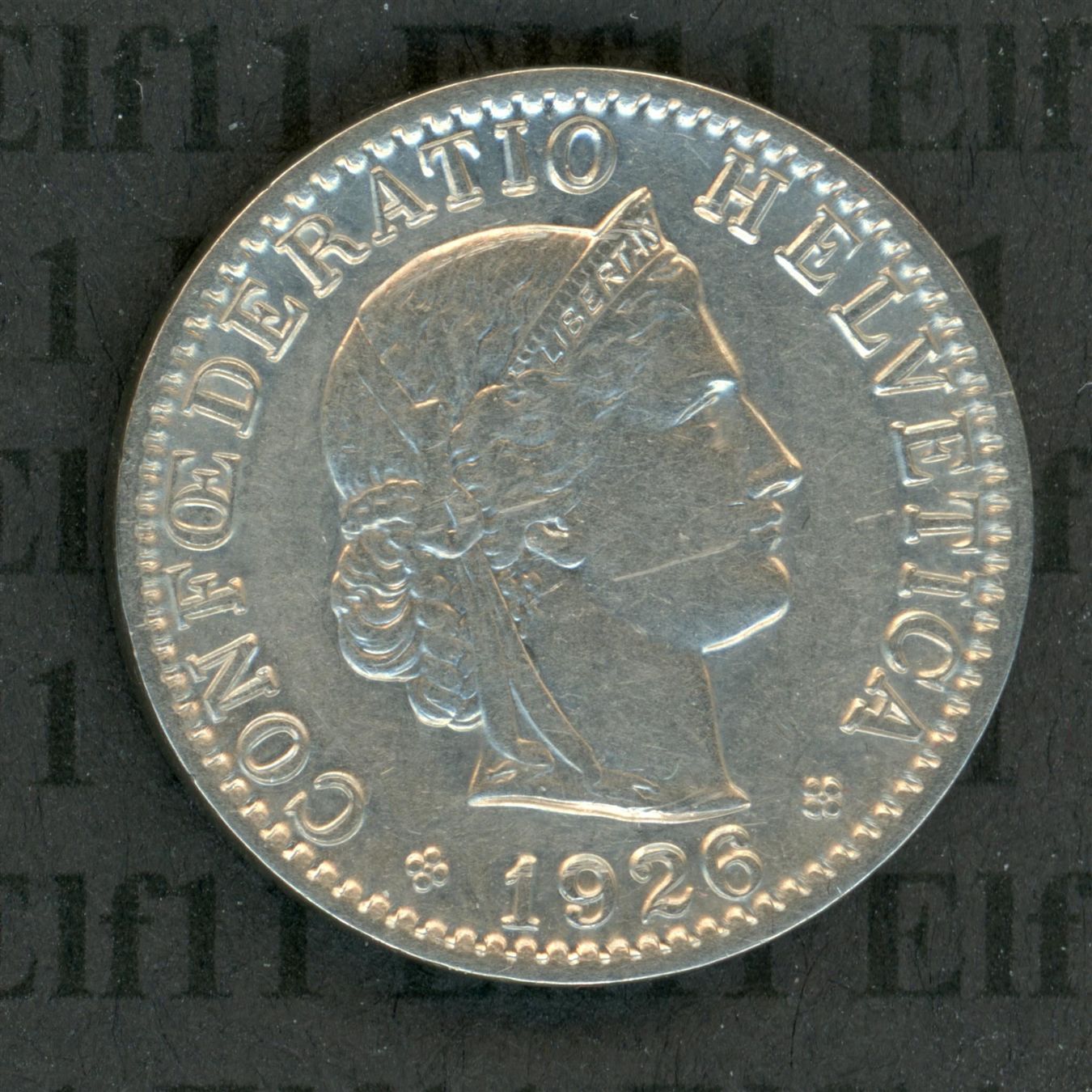 Tutti le monete: CHF___0.20 1926 vz 20 Rappen – Usato da Widnau venduto da Elf11