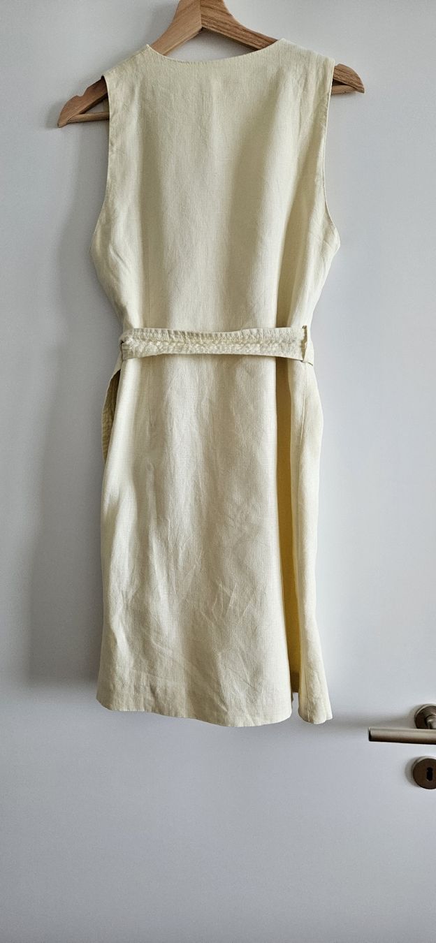 Mango Vestiti: Gelb Linen Kleid - M – Usato da Horgen venduto da SA_MOE00 2