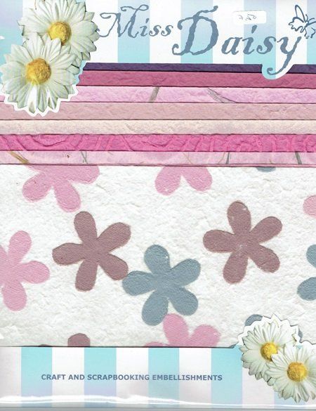 Kit bricolage: Miss Daisy Hintergrundpapier rosa – Nuovo (secondo la descrizione) da Schlatt TG venduto da glueckwunschkarte.22