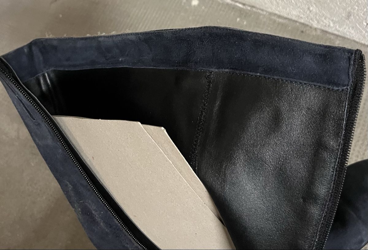 Scarpe da donna: Bottes en daim (bleu) – Usato da St-Prex venduto da SoLu21 3