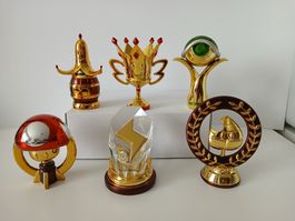 Mario Kart 7 – Komplettset mit allen 6 Trophäen + OVP