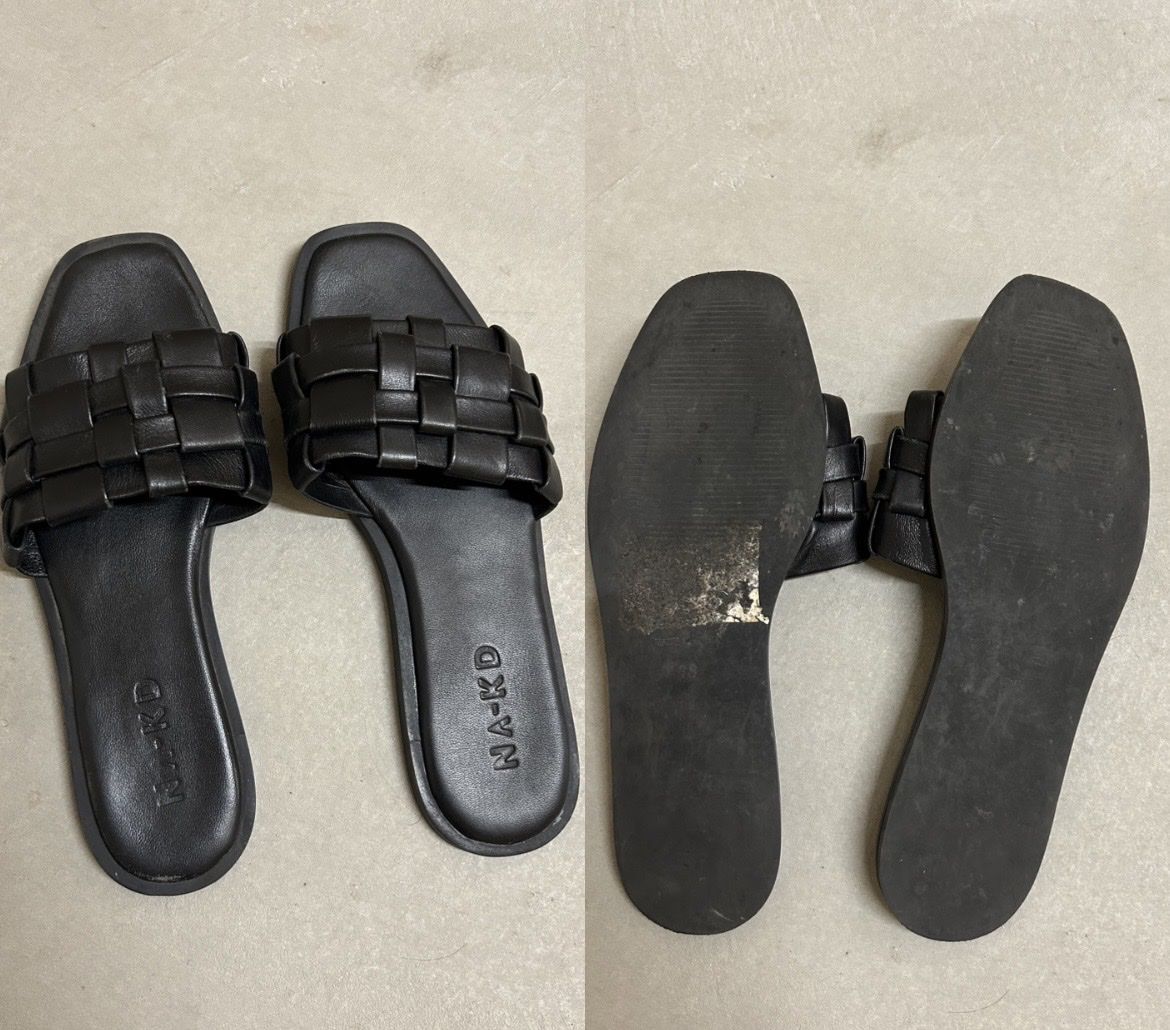 Na-kd Chaussures femmes: Slippers/Sandalen NA-KD Gr. 38 – D'occasion à Rümlang par Flipper26
