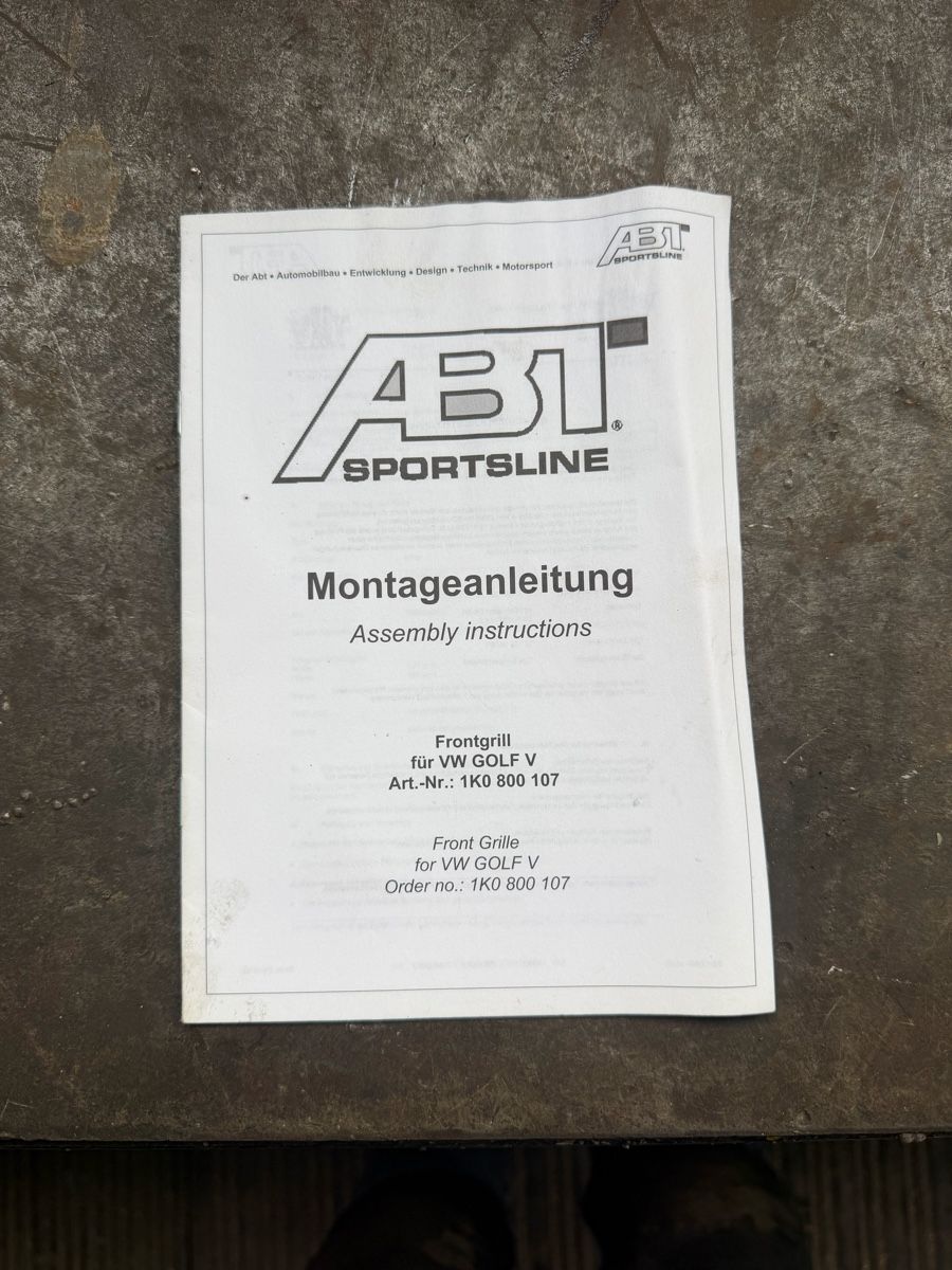 VW Alle Autoersatzteile: VW Golf 5 ABT Tuning Frontgrill mit Gutachten – Gebraucht aus Widnau von Gasser_Auto 1