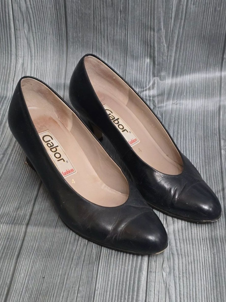 Gabor Scarpe da donna: 💞 Gabor Leder Pumps - 37 - blau / schwarz – Usato da Thalwil venduto da VitaMini