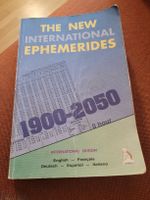 The New International Ephemerides 1900-2050 Astrologie