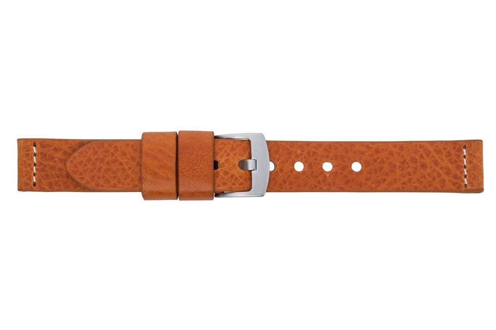 Bracciali & Braccialetti: Uhrenarmband Ranger XL massives Leder 20mm hellbraun – Nuovo e nell'imballaggio originale da Wittenbach venduto da uhrenzubehoer24 1