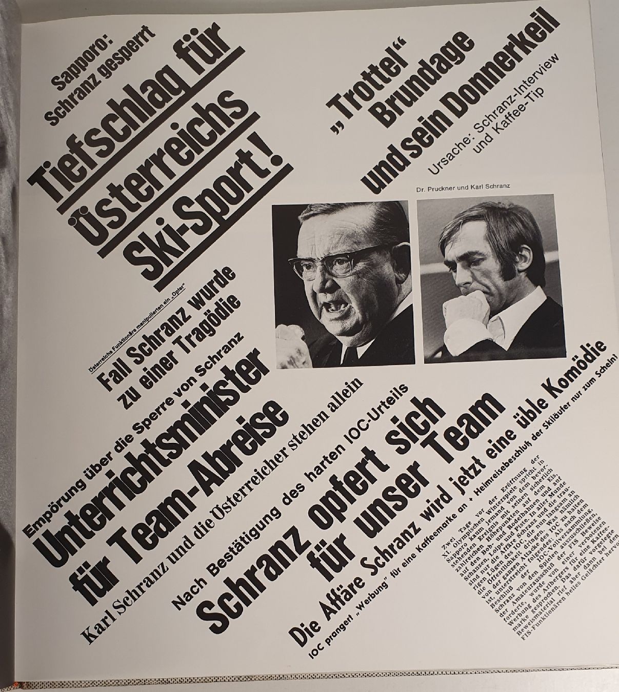 Libri: Buch " Winter Olympia 1972 Saporo" – Usato da Wigoltingen venduto da Finiland 2