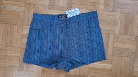 ​🏷️ Anti-Flirt Paris Kurze Shorts (1) Nadelstreifen Vintage
