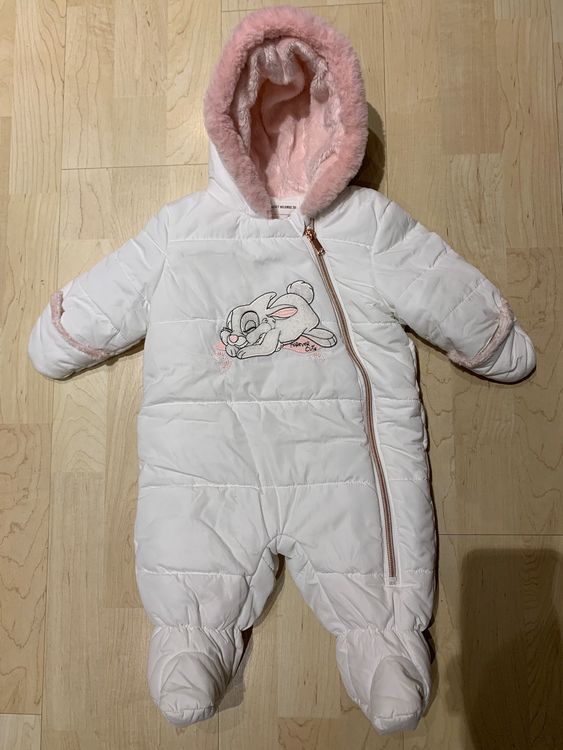 JiAmy Baby Winter Schneeanzug - Fleece Overall Mit Kapuze - Winterstrampler 0-18 Monate
