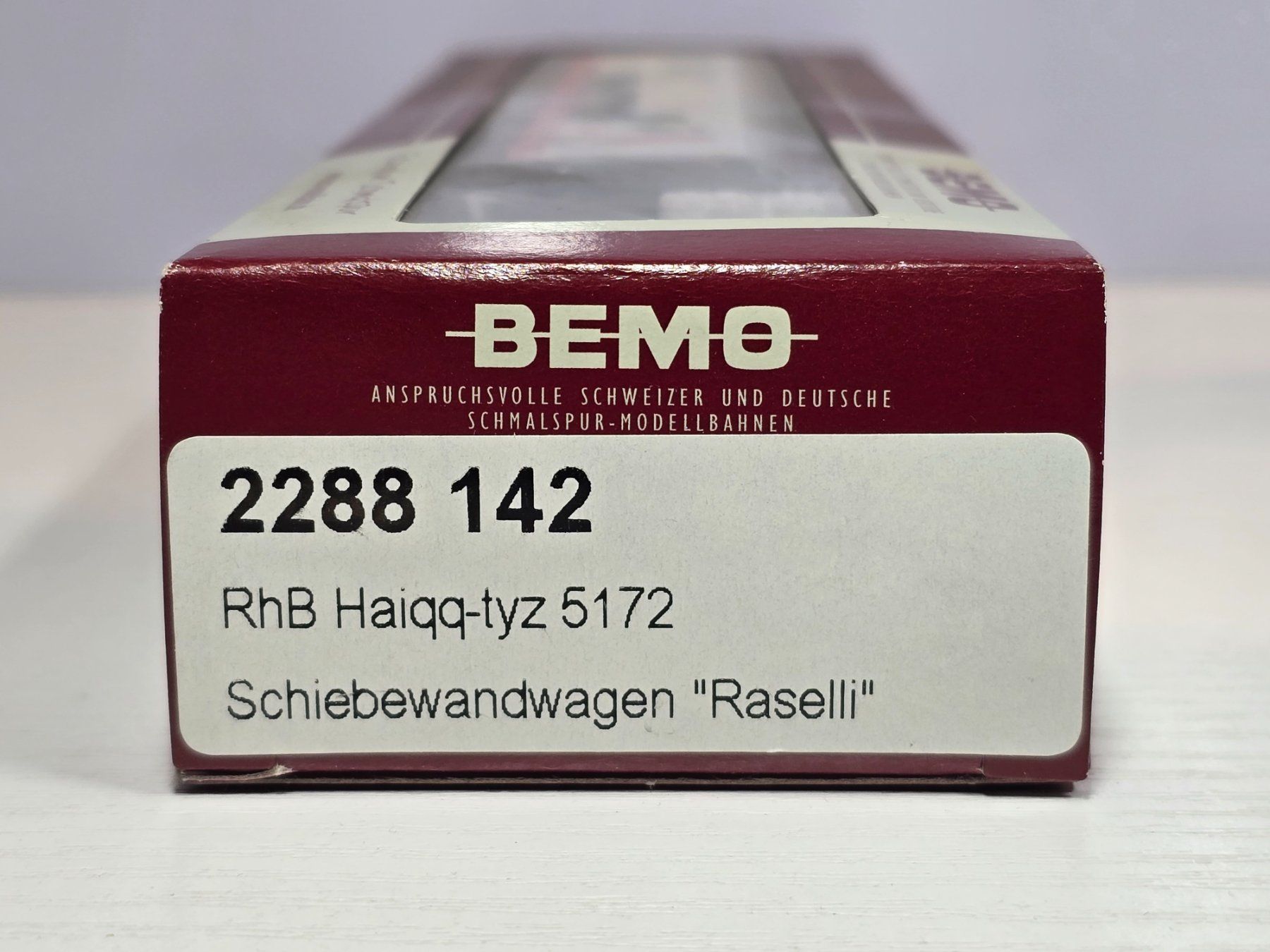 Bemo Modellini di ferrovie: Bemo, 2288142, RhB, Schiebewandwagen, Raselli, Neu – Nuovo e nell'imballaggio originale da Kloten venduto da Nicola2 1
