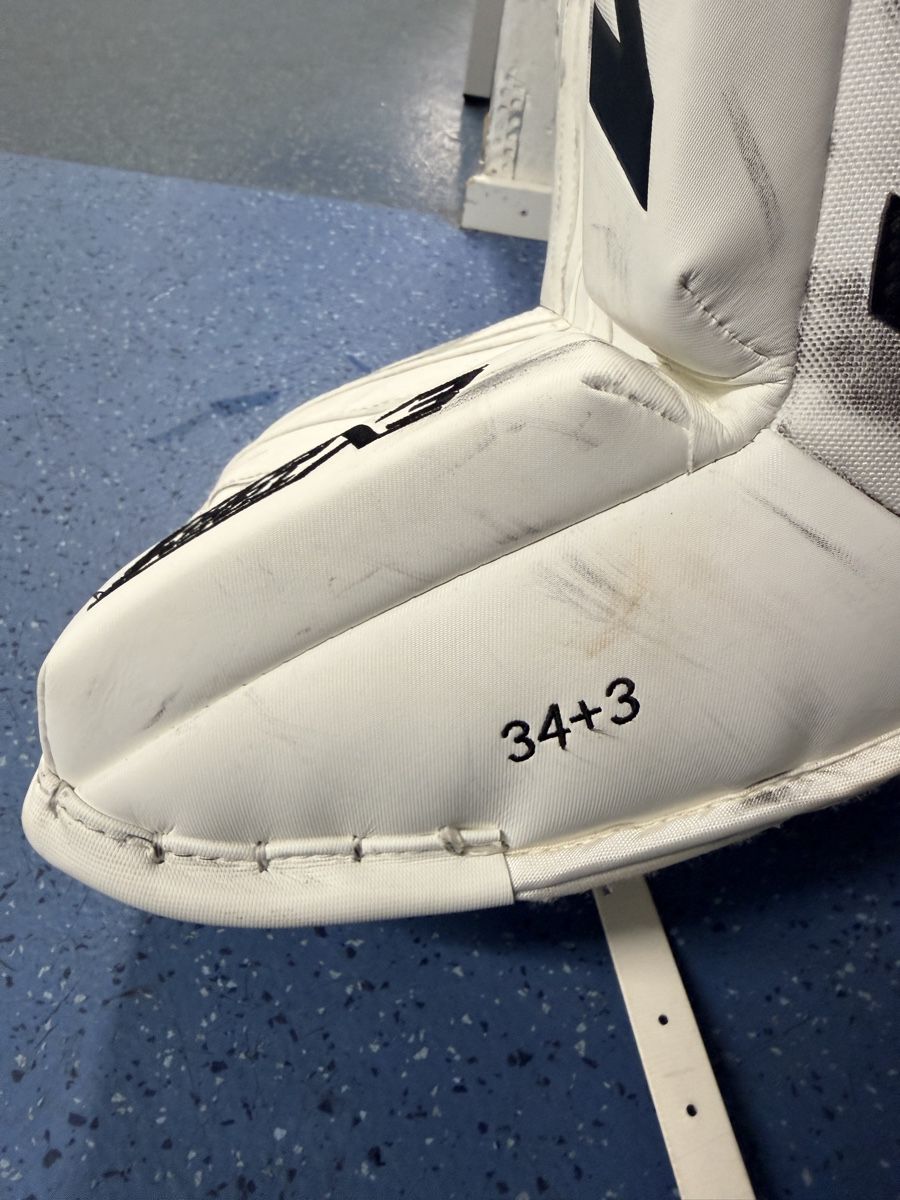 Ccm Protezioni & Imbottiture: CCM E-Flex III Torwartschoner weiss Grösse 34+3 gebraucht – Usato da Reinach BL venduto da Michael- 3