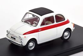 FIAT 500 WEISS/ROT 1:24 WHITEBOX
