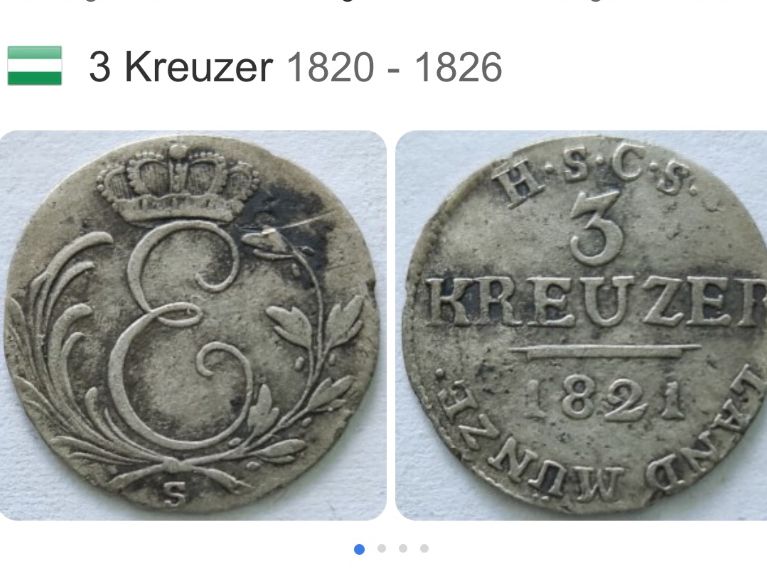 Tutti le monete: Münze 3 Kreuzer 1830 – Usato da Neuenhof venduto da Shadow- 2
