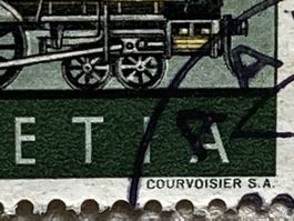 277, gestempelt, verschobener Druck