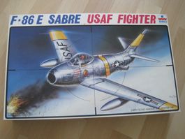F 86 E Sabre USAF Fighter ESCI 1 Auflage 1979 Bausatz 1/48